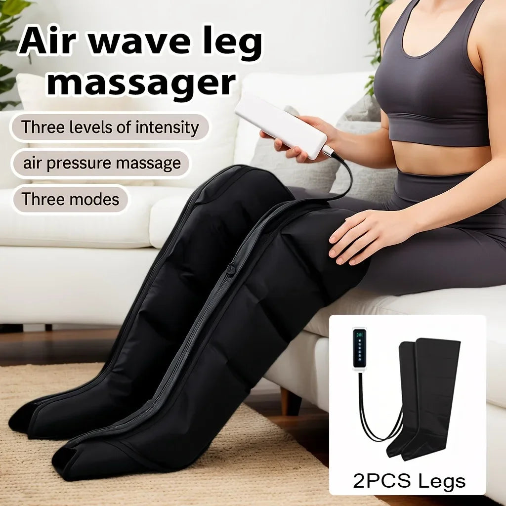 Leg & Foot Air Wave Massager Boots | Smart Circulation Recovery