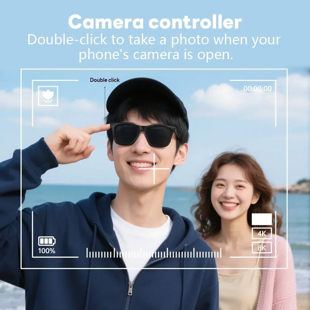 Lenovo Smart Camera Glasses - Bluetooth 5.4 Photo Recording