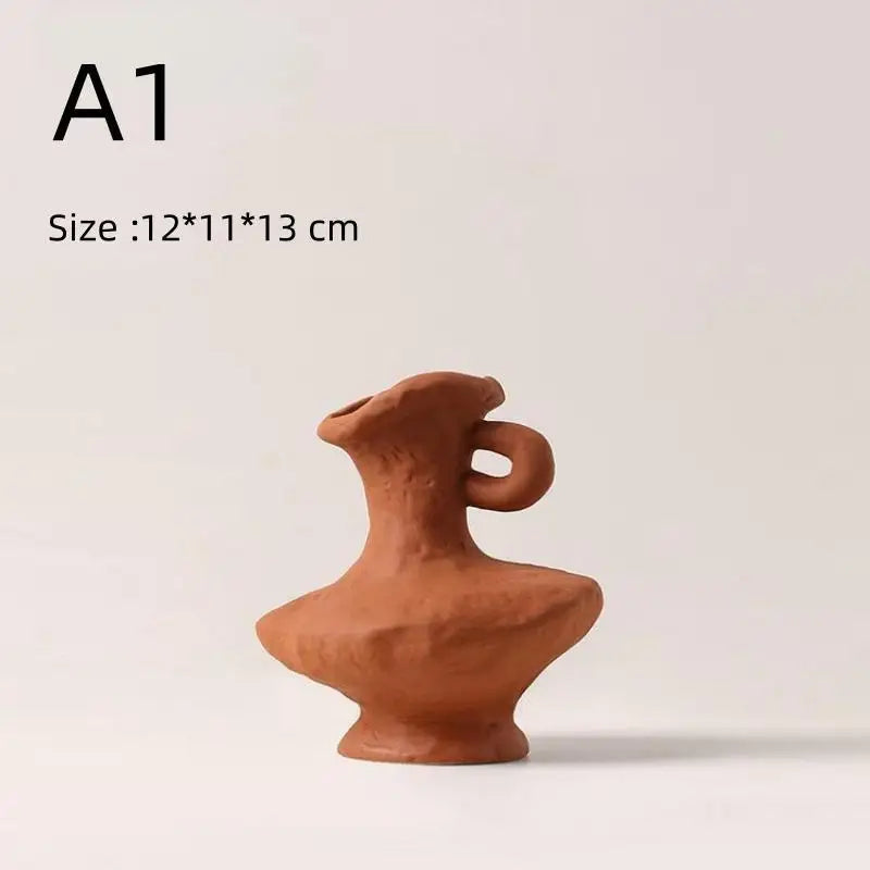 Vabena Nordic Ceramic Hydroponic Vase | Table & Bathroom Decor