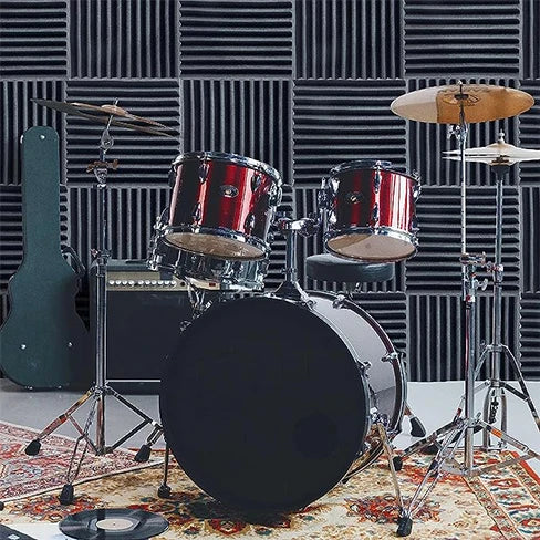 TOUO Sound Absorbing Foam Panels - Studio Acoustic Treatment & Soundproofing