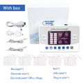 EMS TENS Unit Electric Muscle Stimulator | Rechargeable Pulse Massager for Pain Relief & Recovery