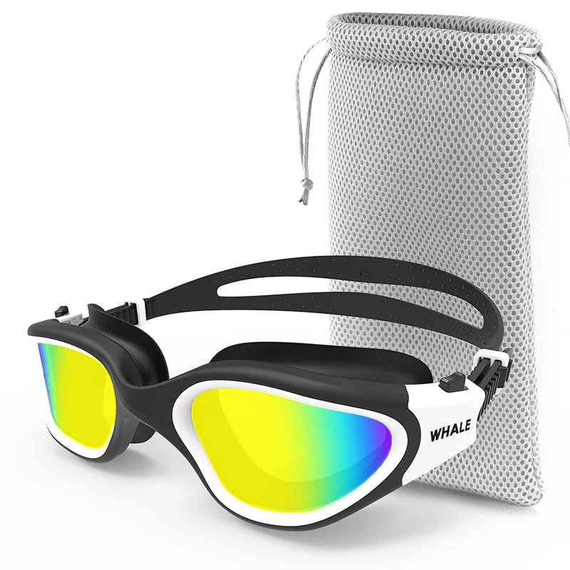Polarized Swimming Goggles for Adults - Anti-Fog & UV Protection