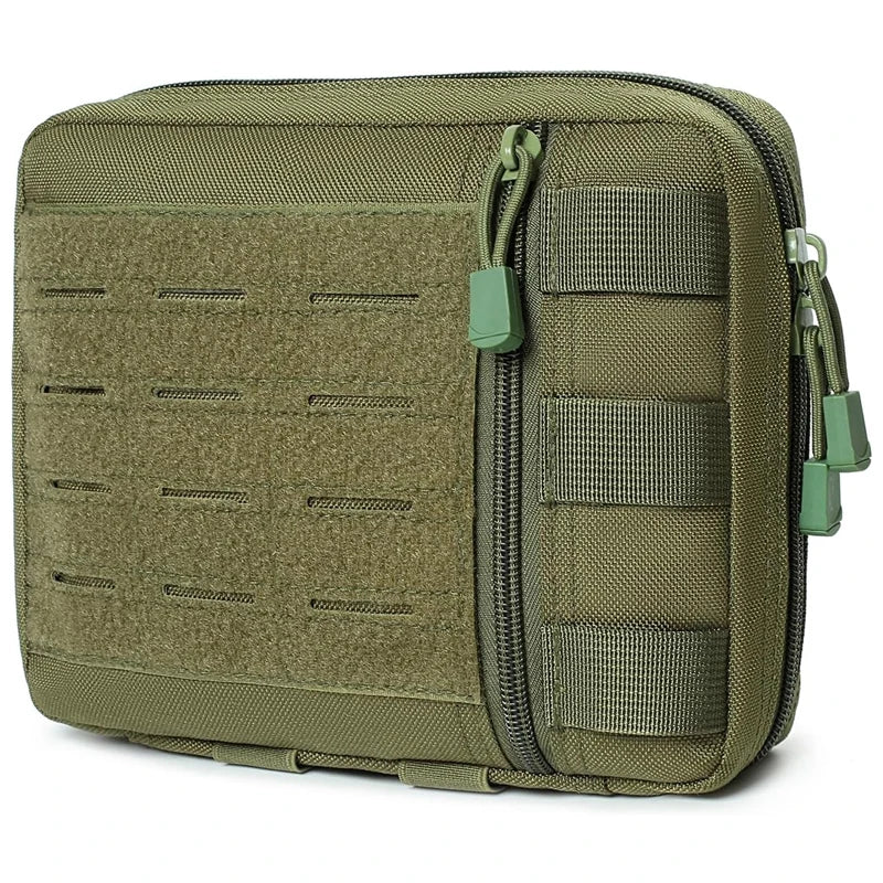 Tactical MOLLE Admin Pouch | Laser-Cut Utility & EDC Organizer Bag