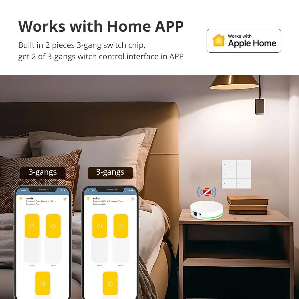 Zemismart Smart Scene Controller - Wall Mount Home Automation