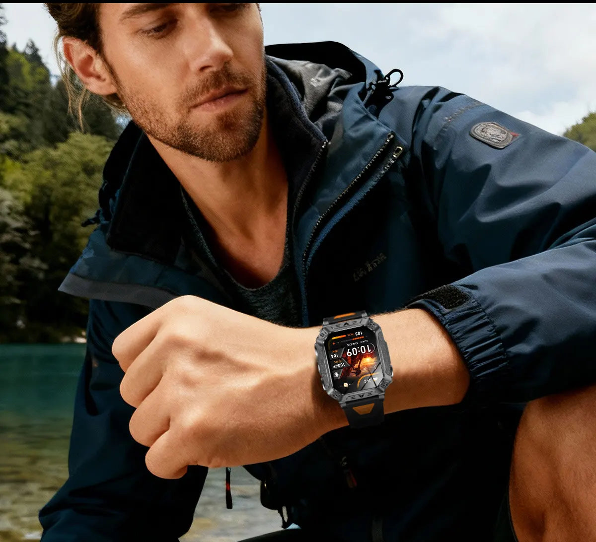 Apex Outdoor Smartwatch | GPS, Flashlight, AMOLED, 10ATM - Your Ultimate Adventure Companion