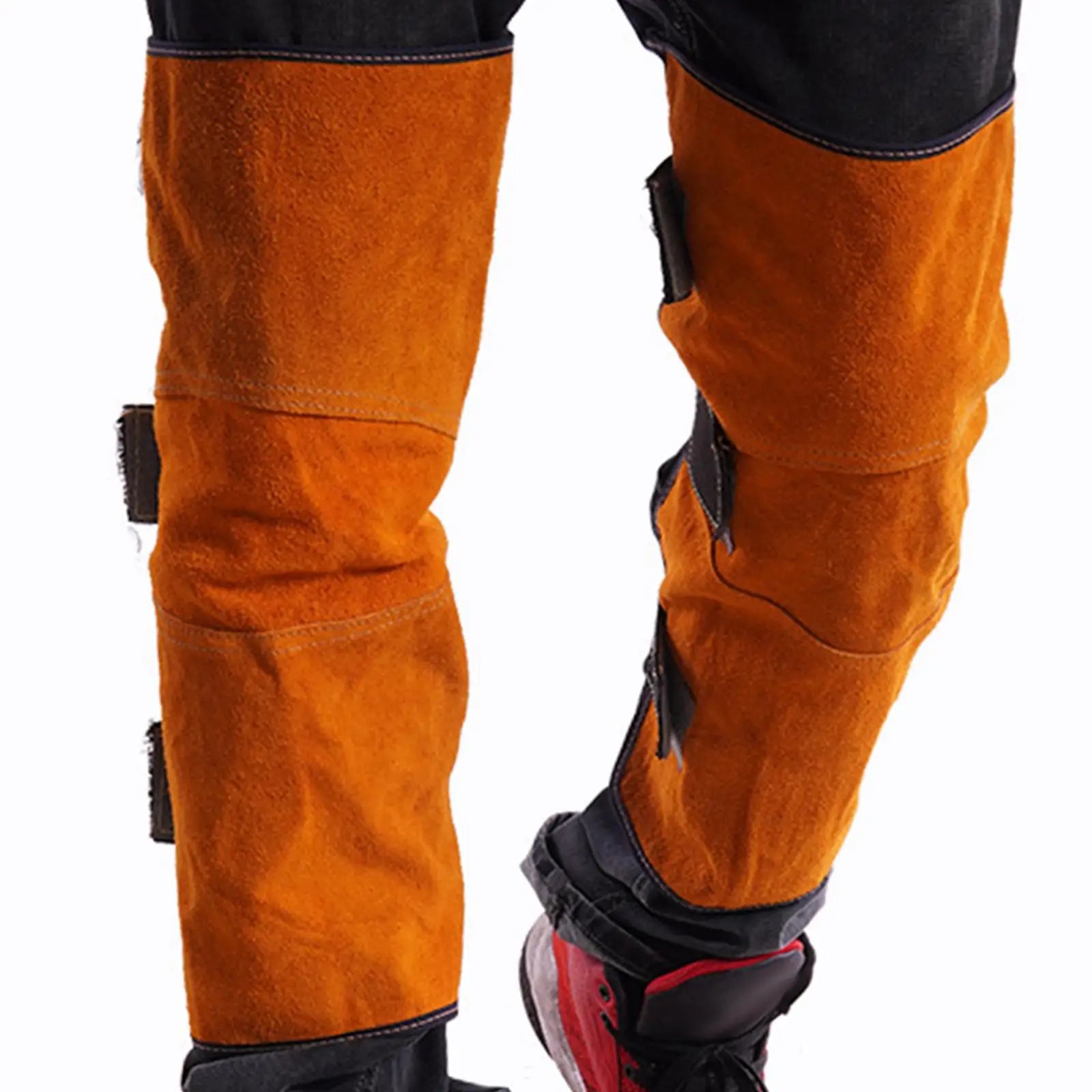Reinforced Fireproof Welding Leg Covers - Anti-Scald Protection
