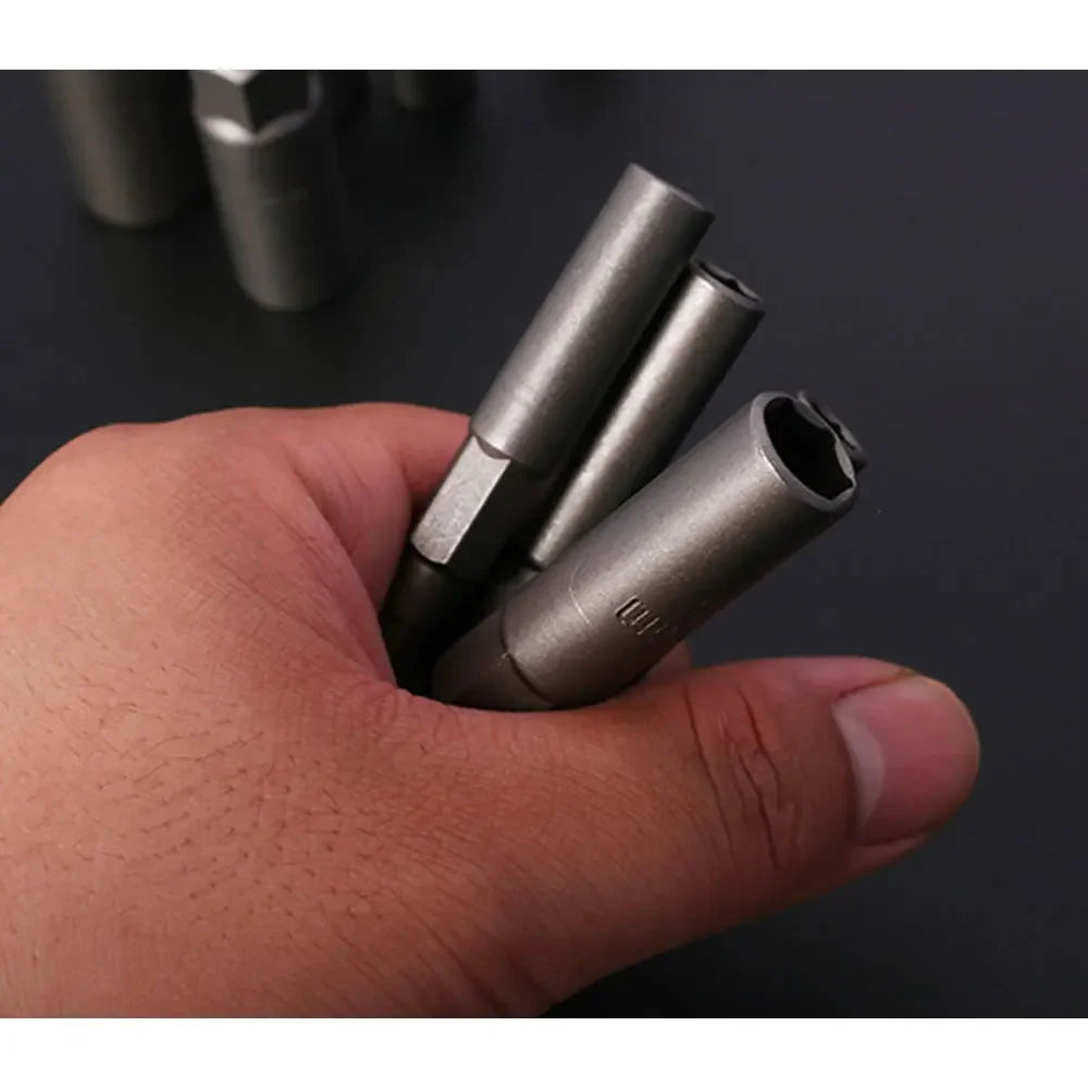 Deep Impact Socket Adapter Set 5.5-19mm | 1/4" Power Nut Driver Kit