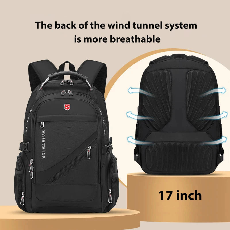 Vabena 2026 Waterproof Laptop Backpack - 17/20 Inch Travel & Everyday Rucksack for Men & Women