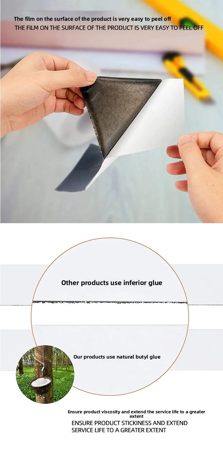 RV Roof Repair Tape - White Waterproof Heavy-Duty Sealant