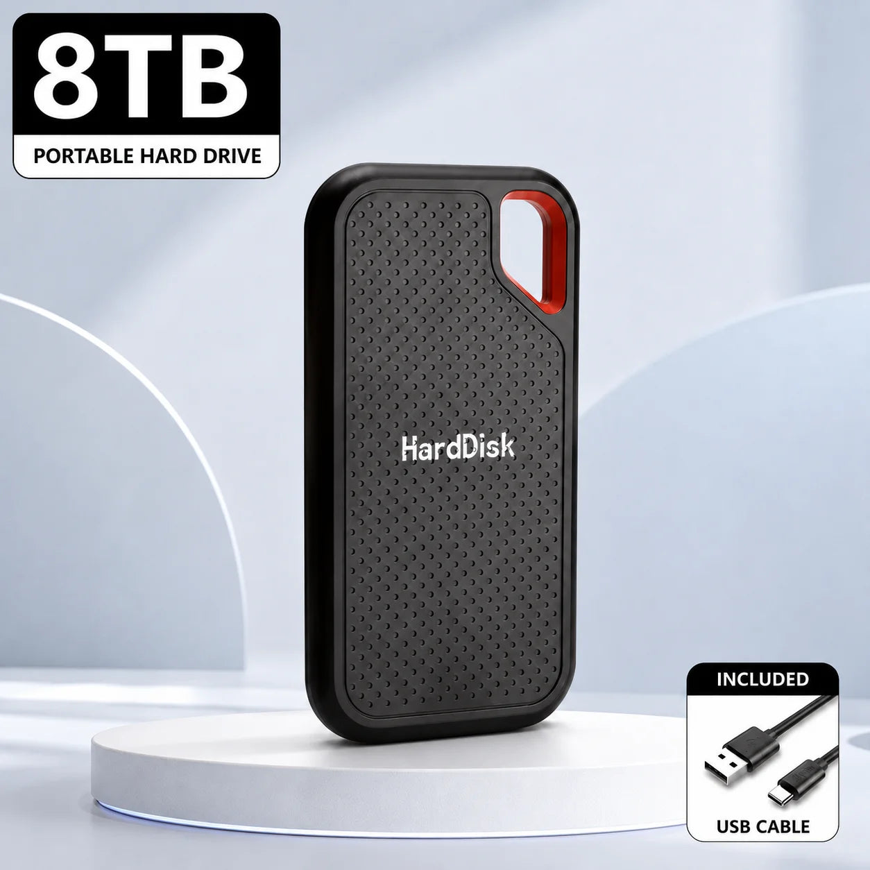 Vabena 1TB Portable SSD / 2TB External Hard Drive USB-C for Laptop/Mac