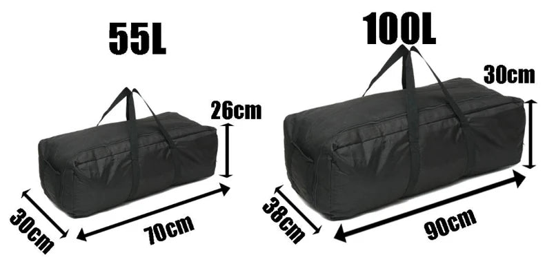 Vabena 1680D Waterproof Heavy-Duty Travel Duffle Bag - Large Storage