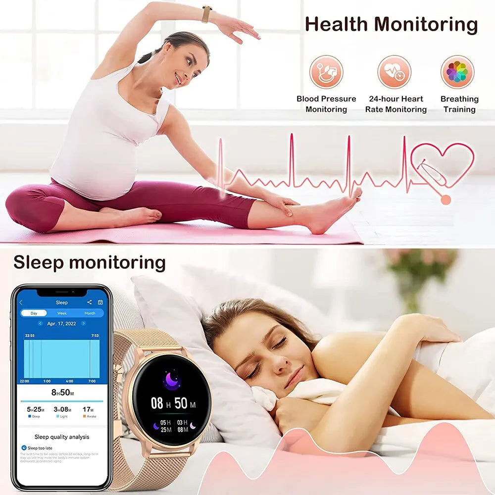 MEVADEN Bluetooth Call Smart Watch - Custom Dial, Fitness Tracker Y22