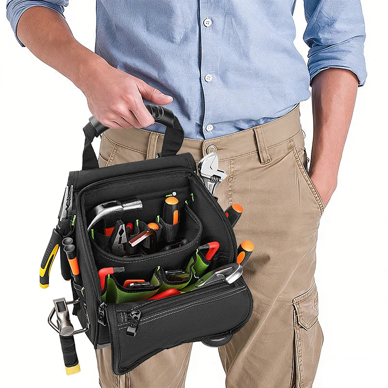 JAKAH Professional Electricians Tool Pouch | 21 Pockets, Ergonomic Handle