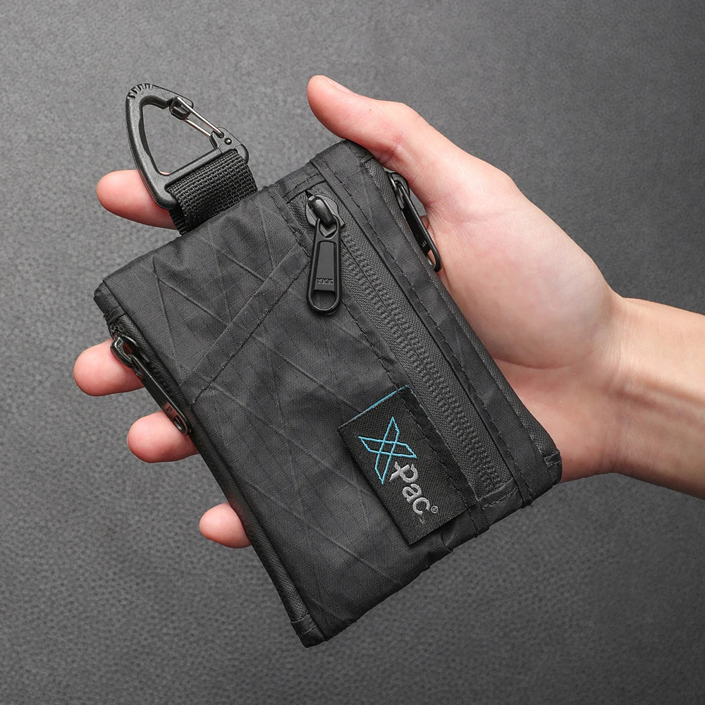 EDC X-PAC 5-Pocket Multi Pouch Wallet with YKK Zipper & Keychain