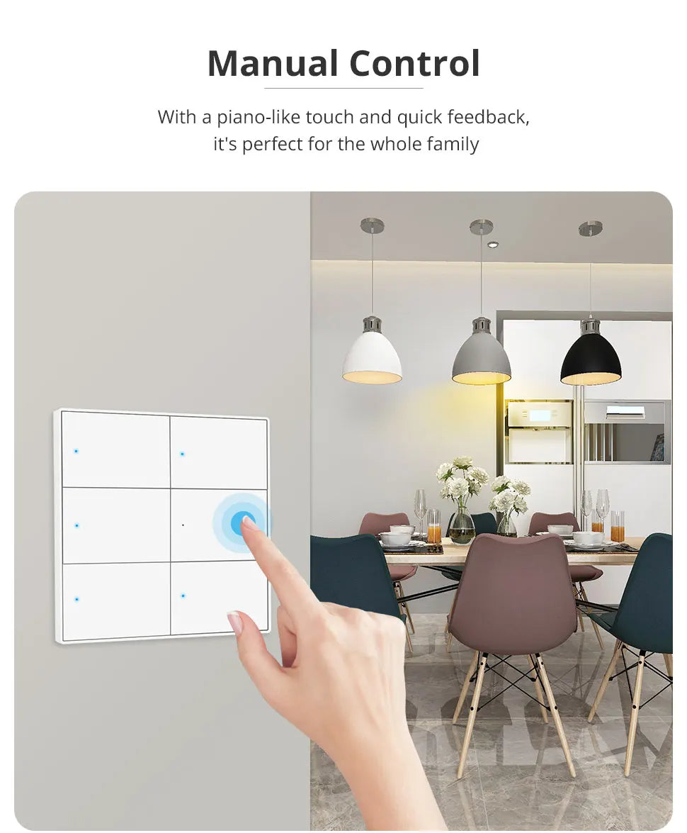 Zemismart Smart Scene Controller - Wall Mount Home Automation