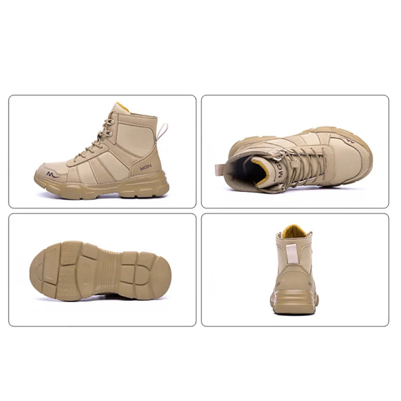 Kankeirr Industrial Non-Slip Tactical Safety Boots | Ultimate Protection
