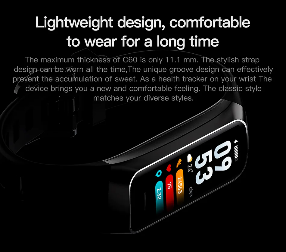 LIGE AMOLED Smartwatch - Heart Rate & Fitness Tracker