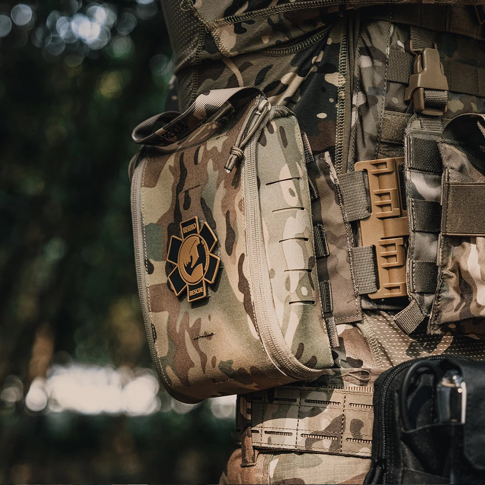 Rhino Rescue 002M IFAK Pouch with Molle - Outdoor Survival First Aid Kit