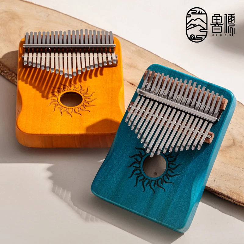 Hluru 17/21 Keys Kalimba Finger Piano - Musical Instrument for Beginners