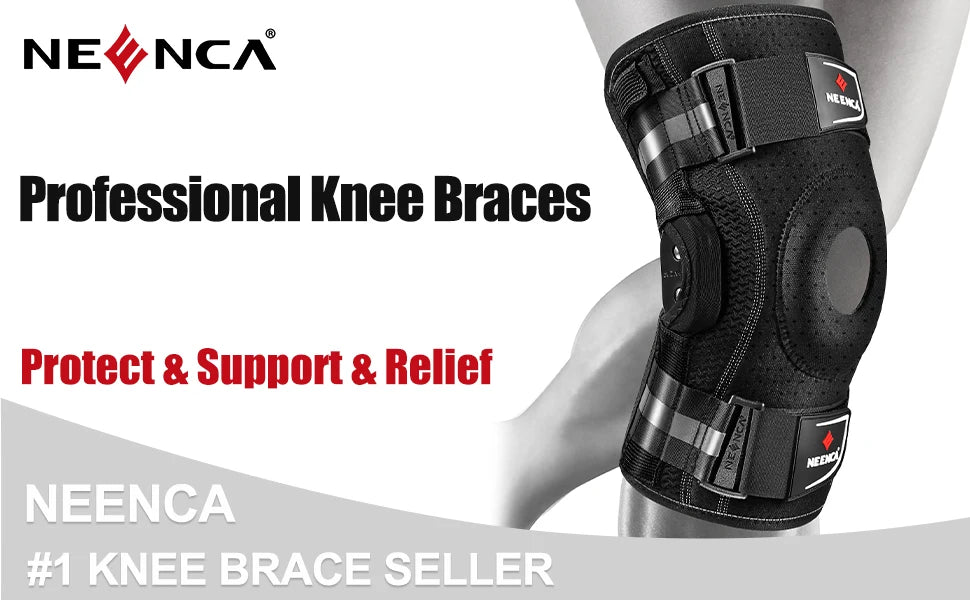 NEENCA Hinged Knee Brace - Advanced Support for Pain Relief & Recovery