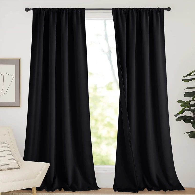 High Shade Waterproof Thermal Curtains for Indoor & Outdoor Living