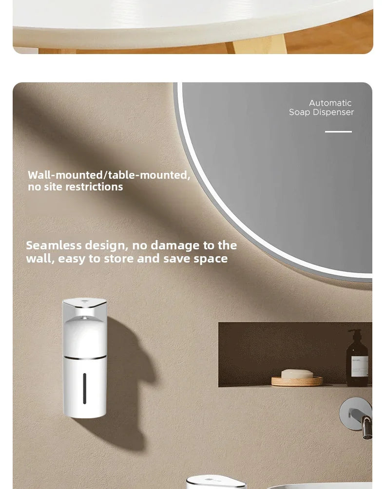 Automatic Sensing Soap Dispenser - Contactless Wall Mounted Frother
