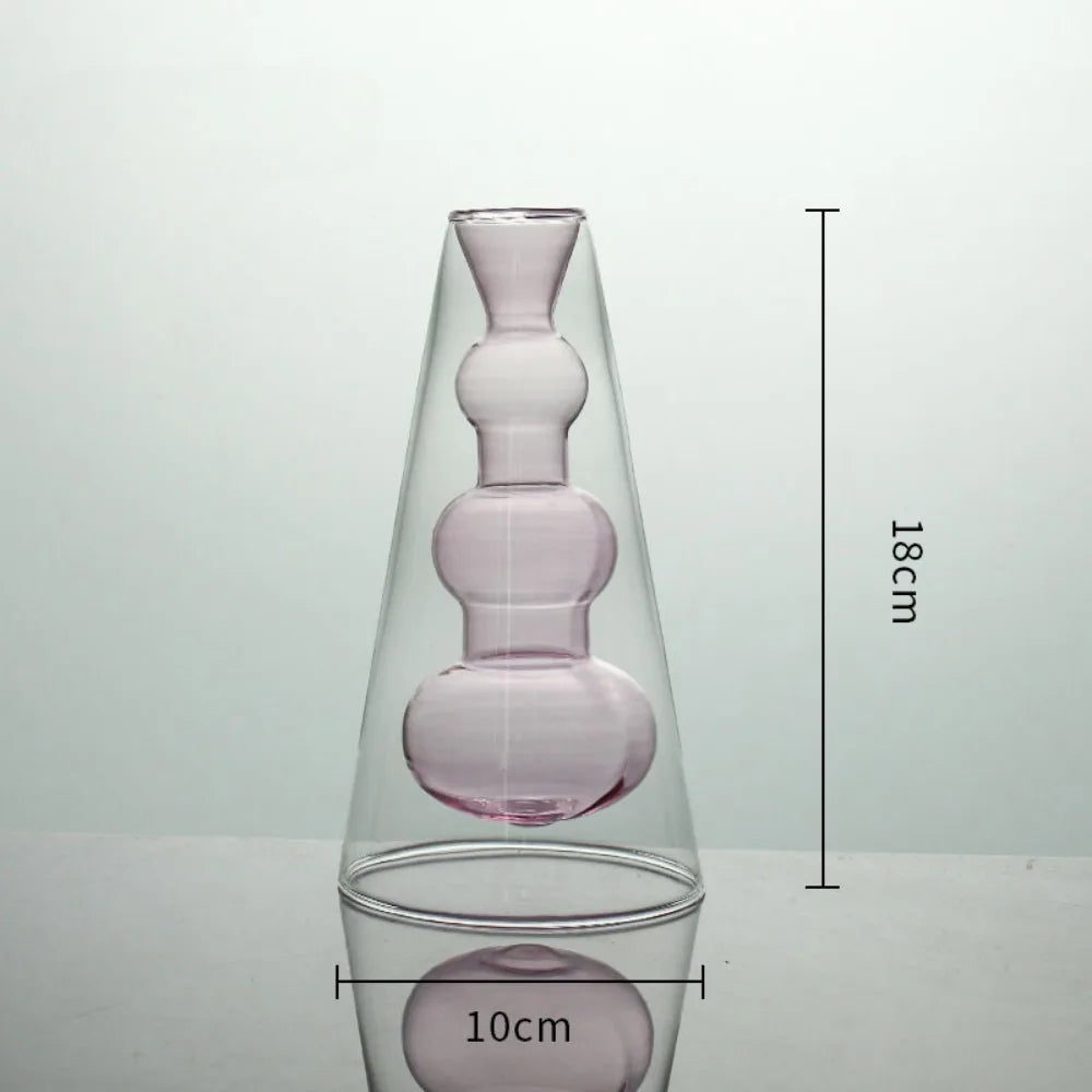 Creative Glass Vases, Hydroponic Planters & Decorative Bottles for Home & Wedding