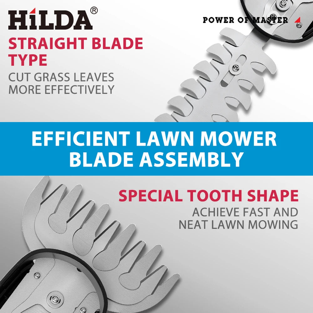 HILDA 2-in-1 Cordless Hedge Trimmer & Shear for Makita 18V