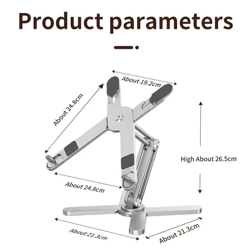 YASOKO Portable Laptop & Tablet Stand - Foldable Aluminum
