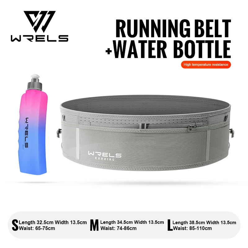 WRELS Invisible Running Belt - Waterproof Multi-Function Marathon Fanny Pack