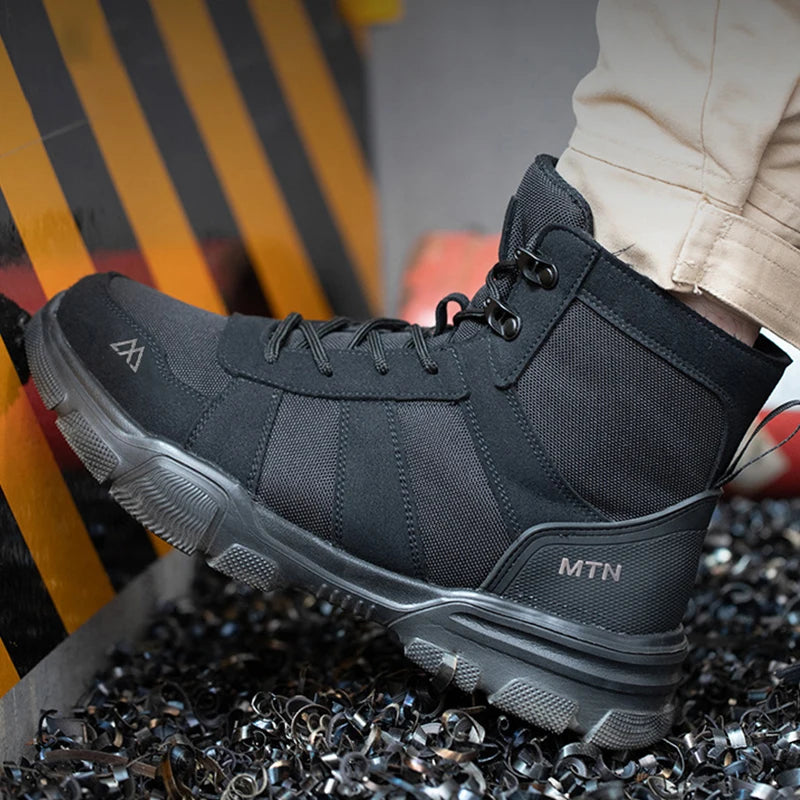 Vabena Breathable Anti-Smash Safety Boots for Work