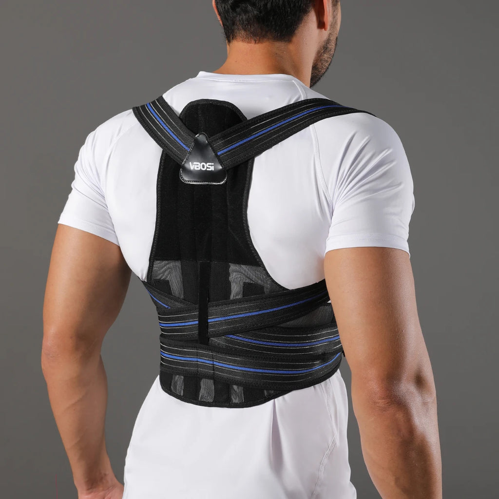 VBOSi Adjustable Back Support Posture Corrector | Ergonomic Lumbar Support
