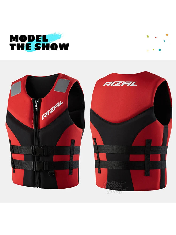 RIZAL Slim Fit Buoyancy Vest for Water Sports - Kayaking, Surfing, Paddleboarding