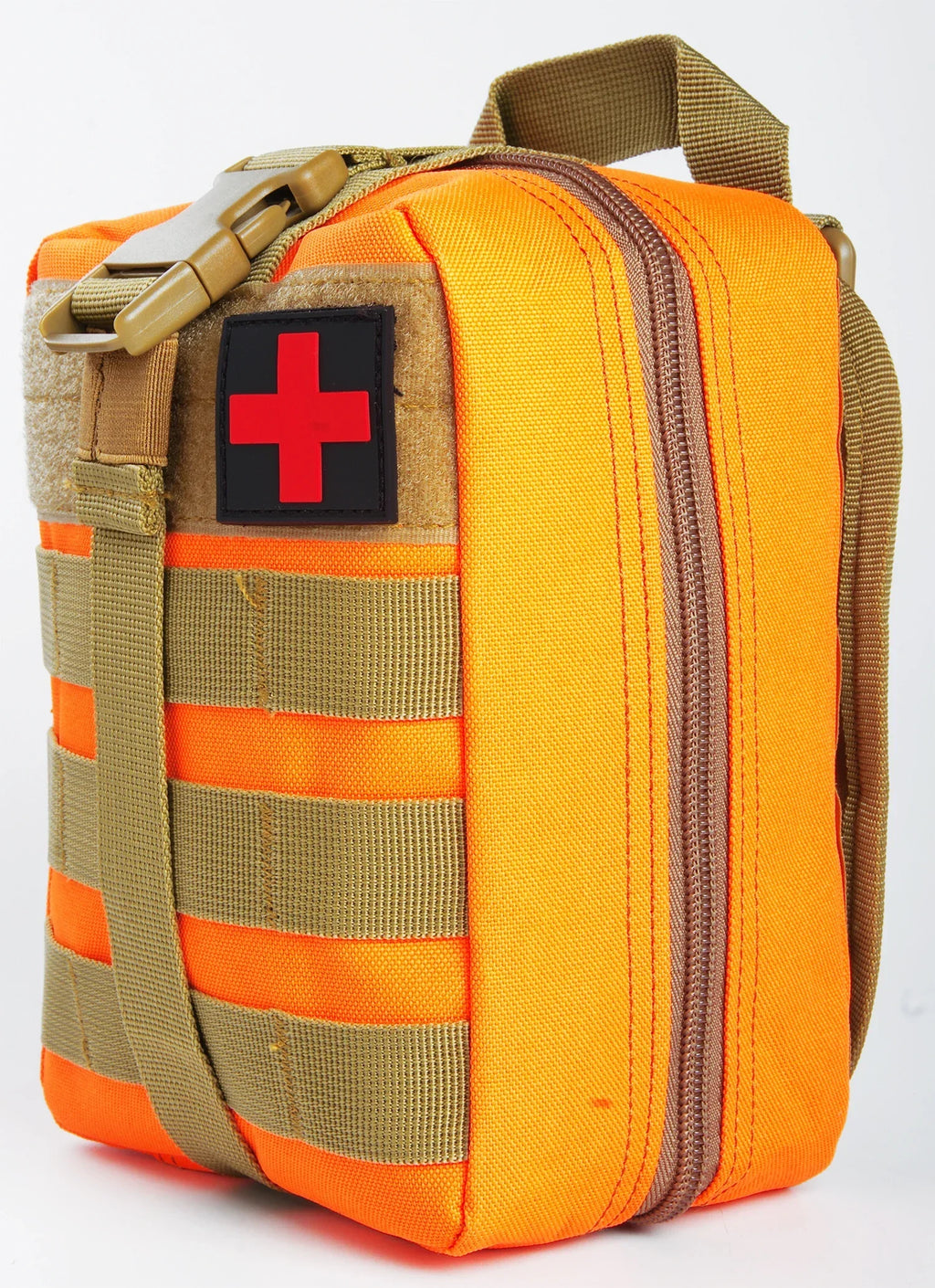 Tactical IFAK First Aid Survival Kit - 18 EMT Emergency Items MOLLE Pouch