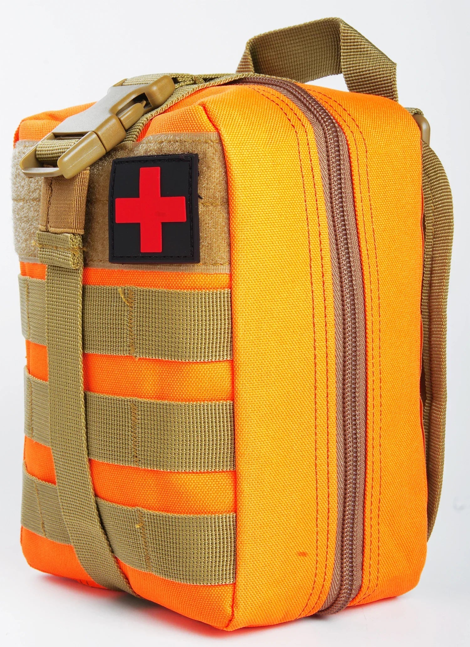 Tactical IFAK First Aid Survival Kit - 18 EMT Emergency Items MOLLE Pouch