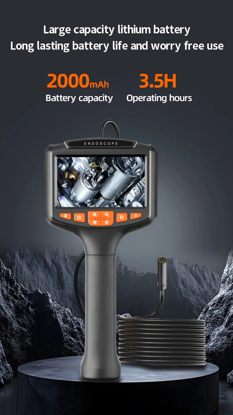 1080p Dual Lens Car Borescope - Automotive Inspection Endoscope Camera