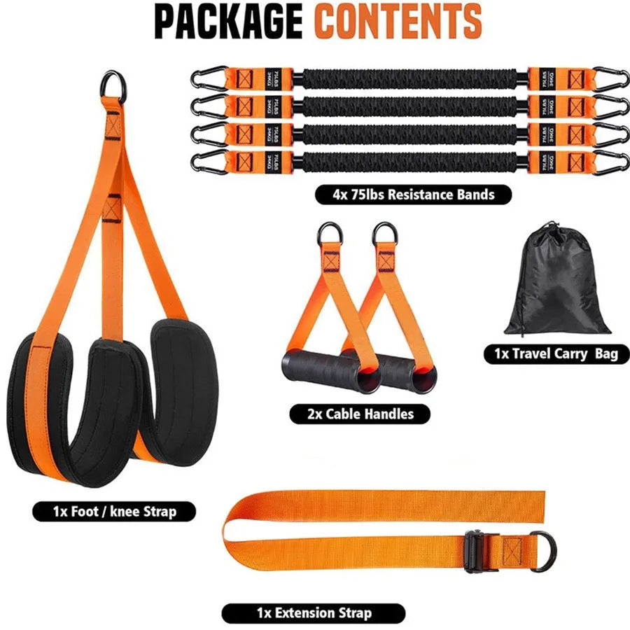 Pull Up Assistance Bands Set - Resistance Straps for Training & Stretching