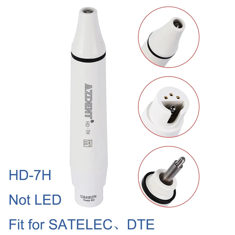 AZDENT Dental Ultrasonic Piezo Scaler Handpiece – 135° Sterilizable, Compatible with SATELEC, DTE, WOODPECKER, EMS, VRN