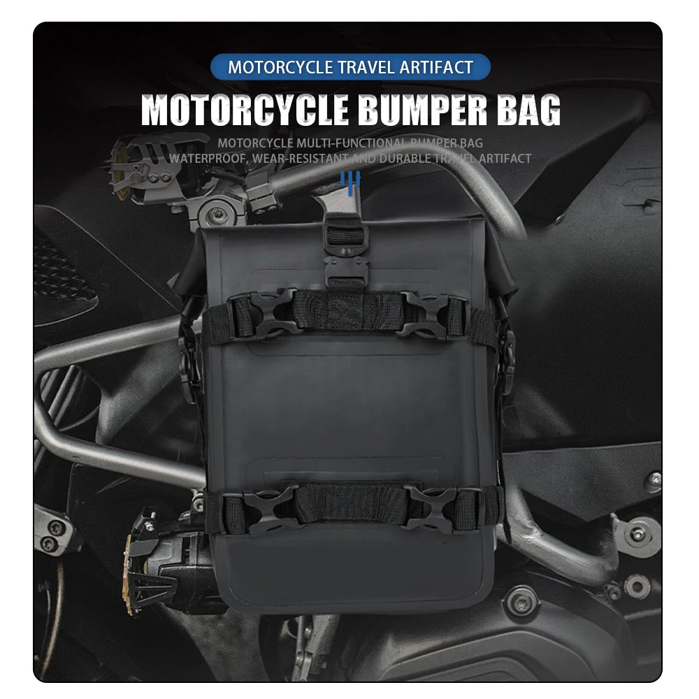 Motorcycle Frame Crash Bar Bag for BMW R1250GS R1200GS ADV Honda NC750X CB500X - Waterproof Tool Storage