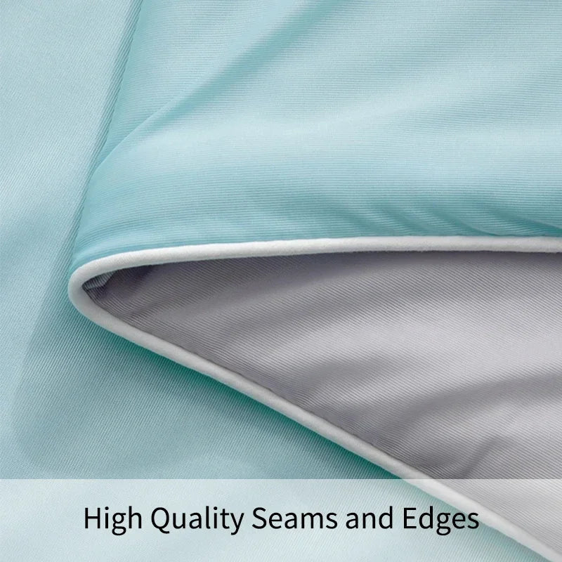 Ice Silk Cooling Comforter for Summer - Lightweight & Smooth Cold Quilt