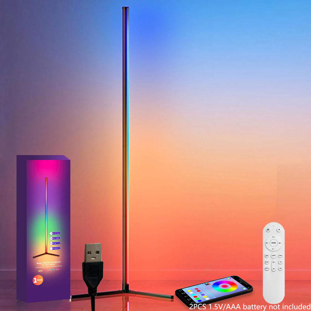 HOMEFISH Music-Sync RGB Floor Lamp - Smart LED Lighting