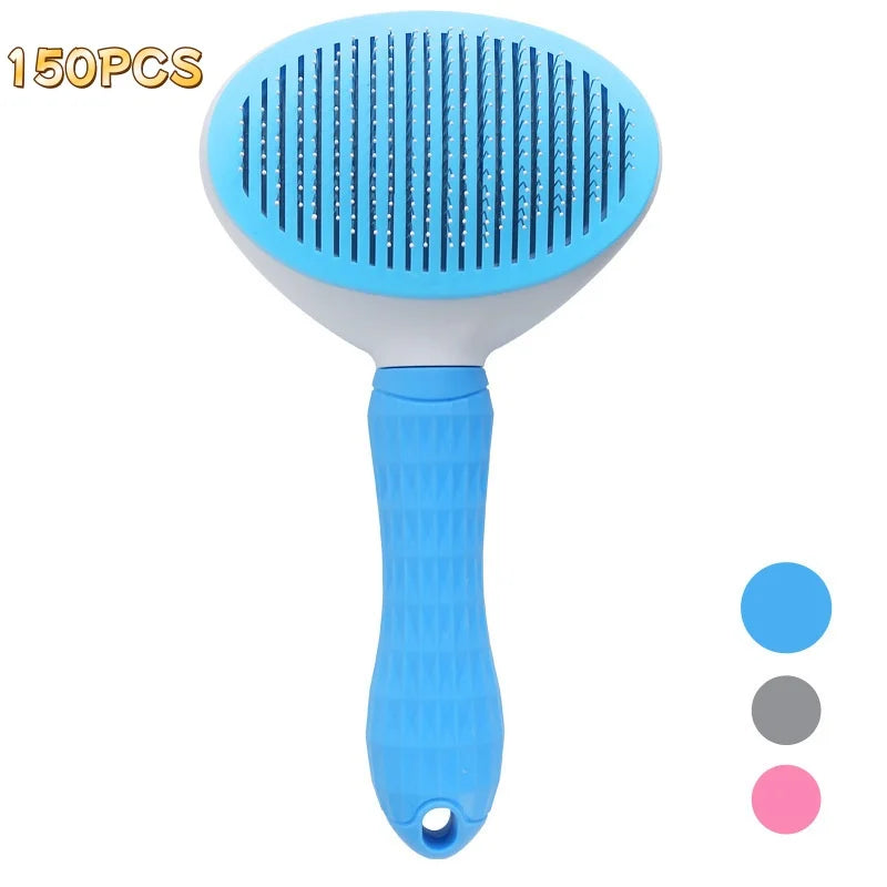 Self Cleaning Pet Brush & Dematting Comb - Dogs & Cats