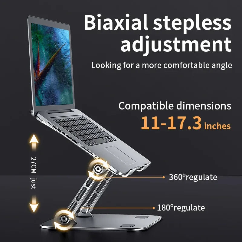 YYLMONE Adjustable Aluminum Stand for Phone, Tablet & Laptop
