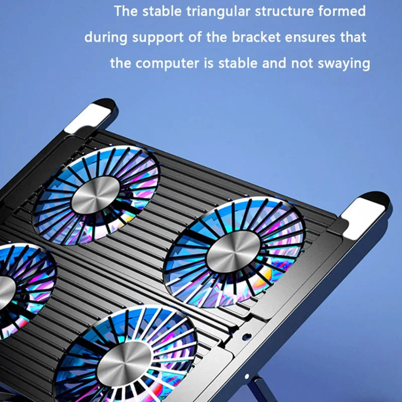 Vabena Laptop Cooling Stand - Portable Ergonomic Riser