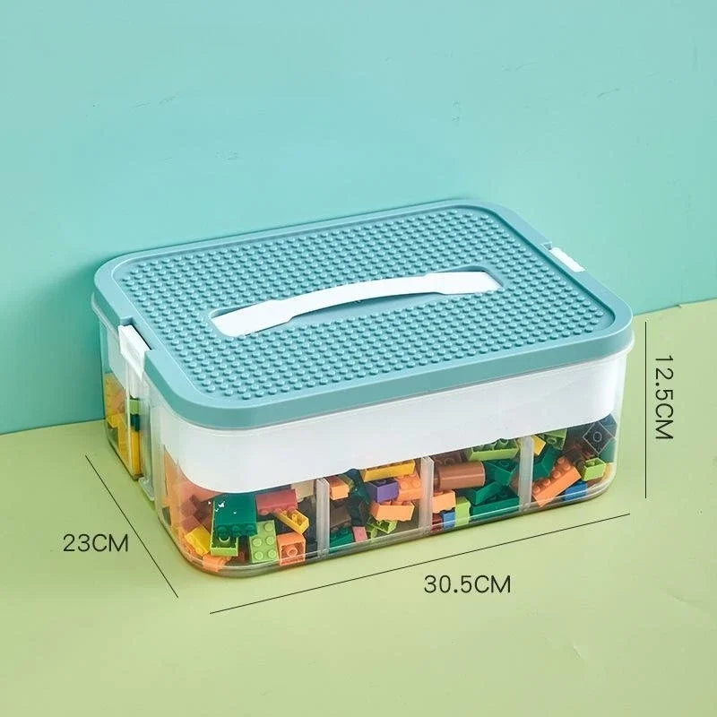 Lego Storage Box | Kids Toy Organizer | Building Block Sort Container