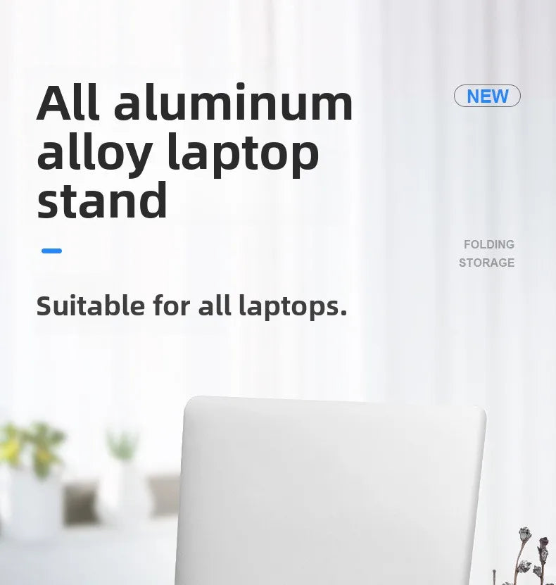 Dawndesslo Ergonomic Laptop Stand - Adjustable Desk Holder