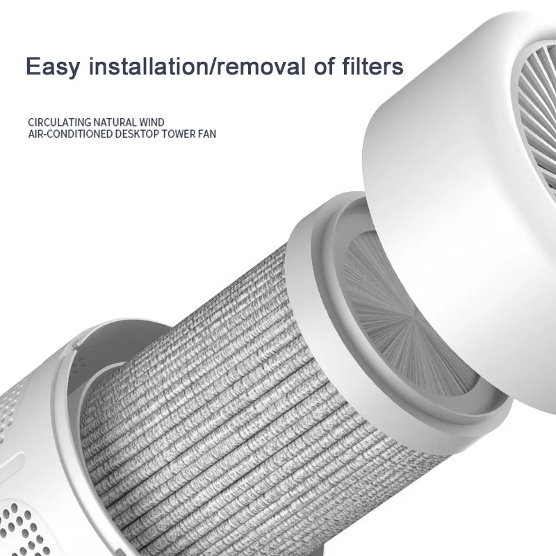 TINSOL Mini Air Purifier - HEPA Filter & Negative Ion Technology