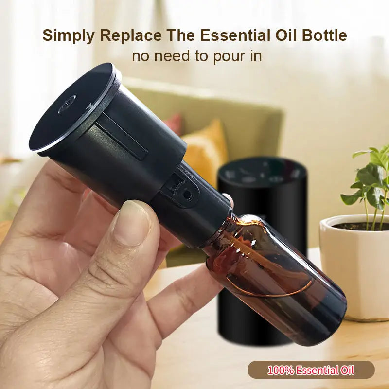 Portable Car & Home Aroma Diffuser - Rechargeable Essential Oil Machine
