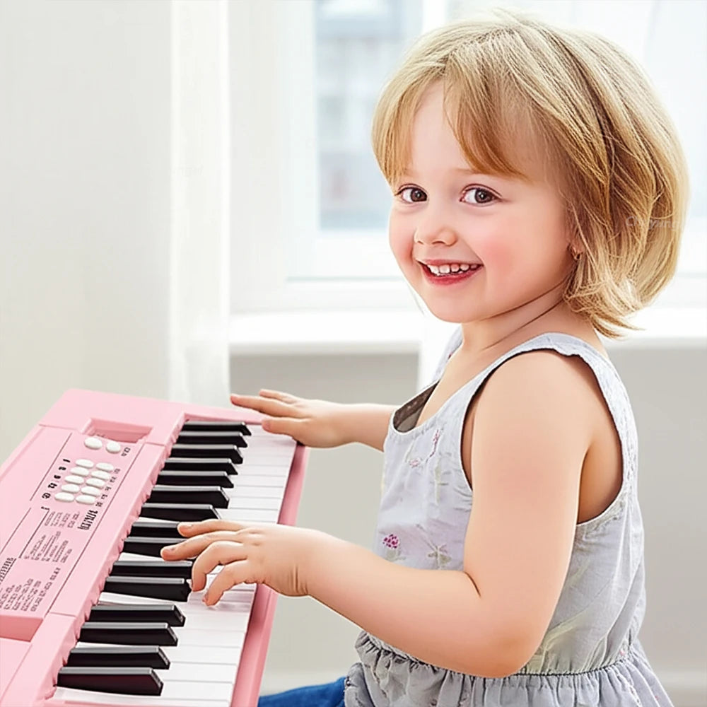 37 Keys Kids Electronic Piano Keyboard with Microphone | Educational Musical Toy