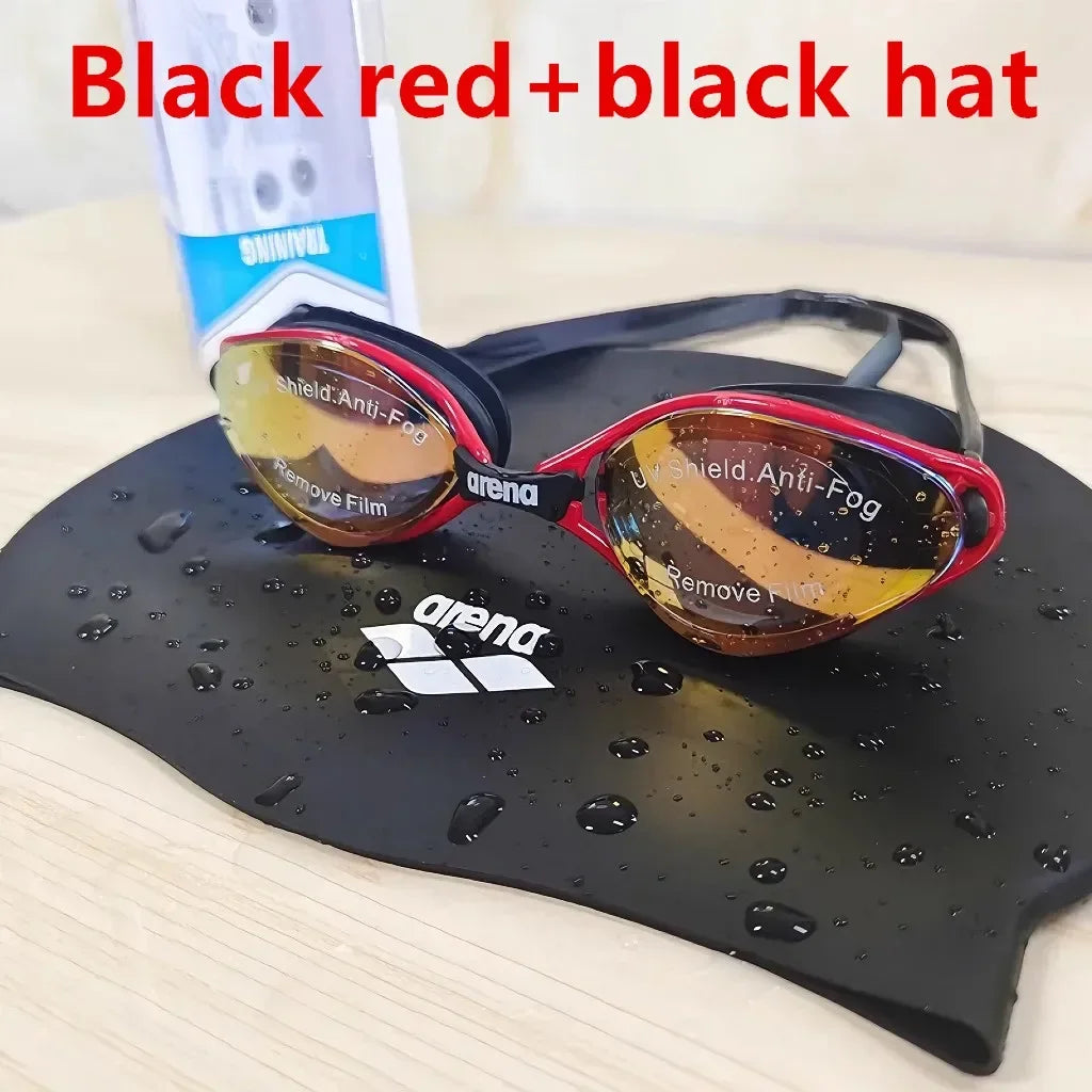 ARENA Professional Anti-Fog Swimming Goggles - UV Protection for Adults